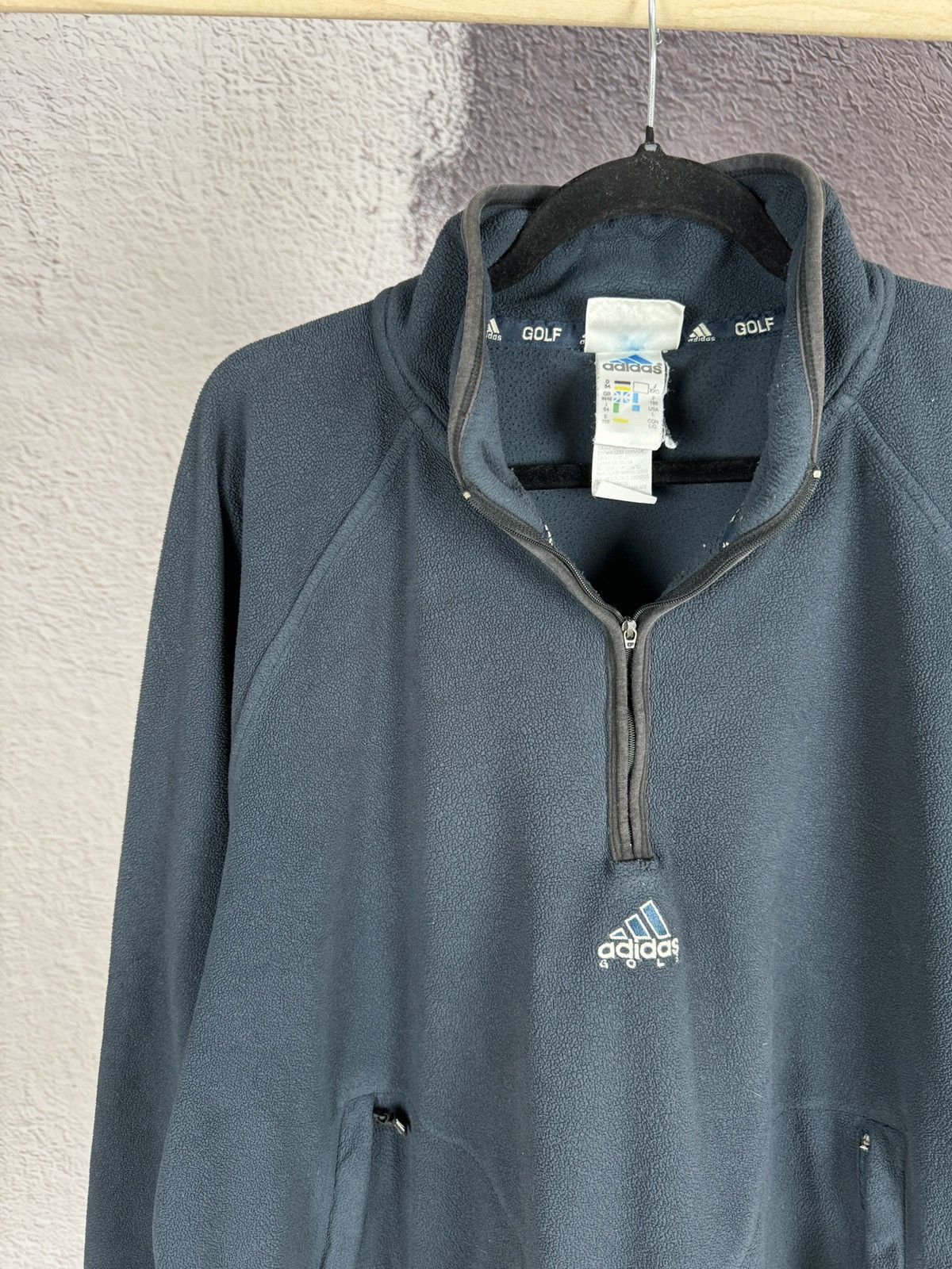 Adidas Adidas Golf vintage 90s half zip fleece sweater Size US L / EU 52-54 / 3 - 3 Thumbnail