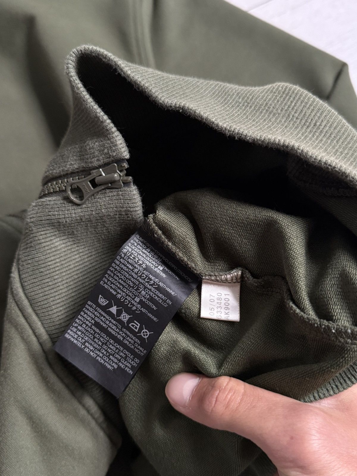 Yohji Yamamoto Y-3 Yohji Yamamoto Big Logo Zip Hoodie Size US XL / EU 56 / 4 - 12 Thumbnail