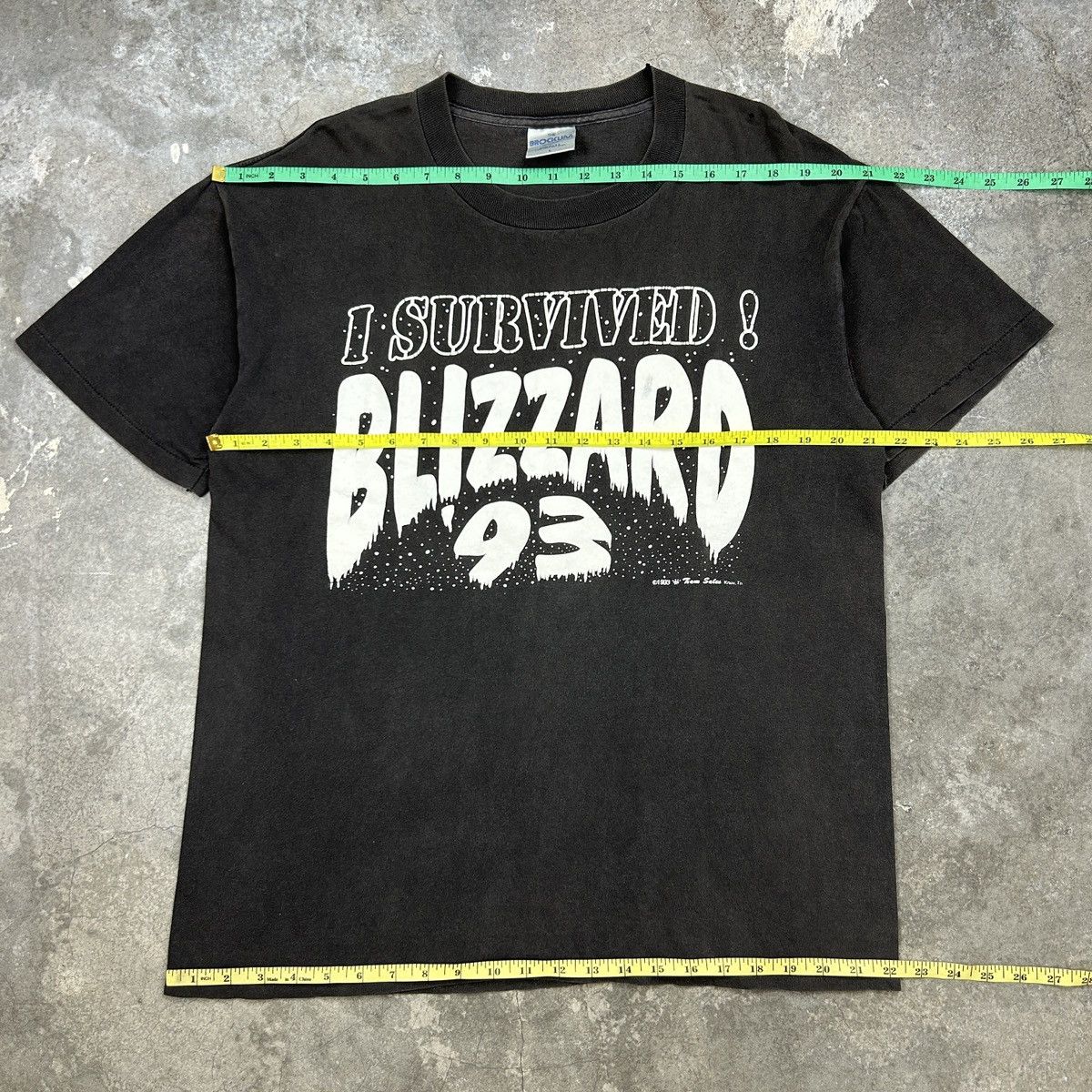 Brockum × Vintage 1990s I Survived Blizzard Size US L / EU 52-54 / 3 - 9 Thumbnail