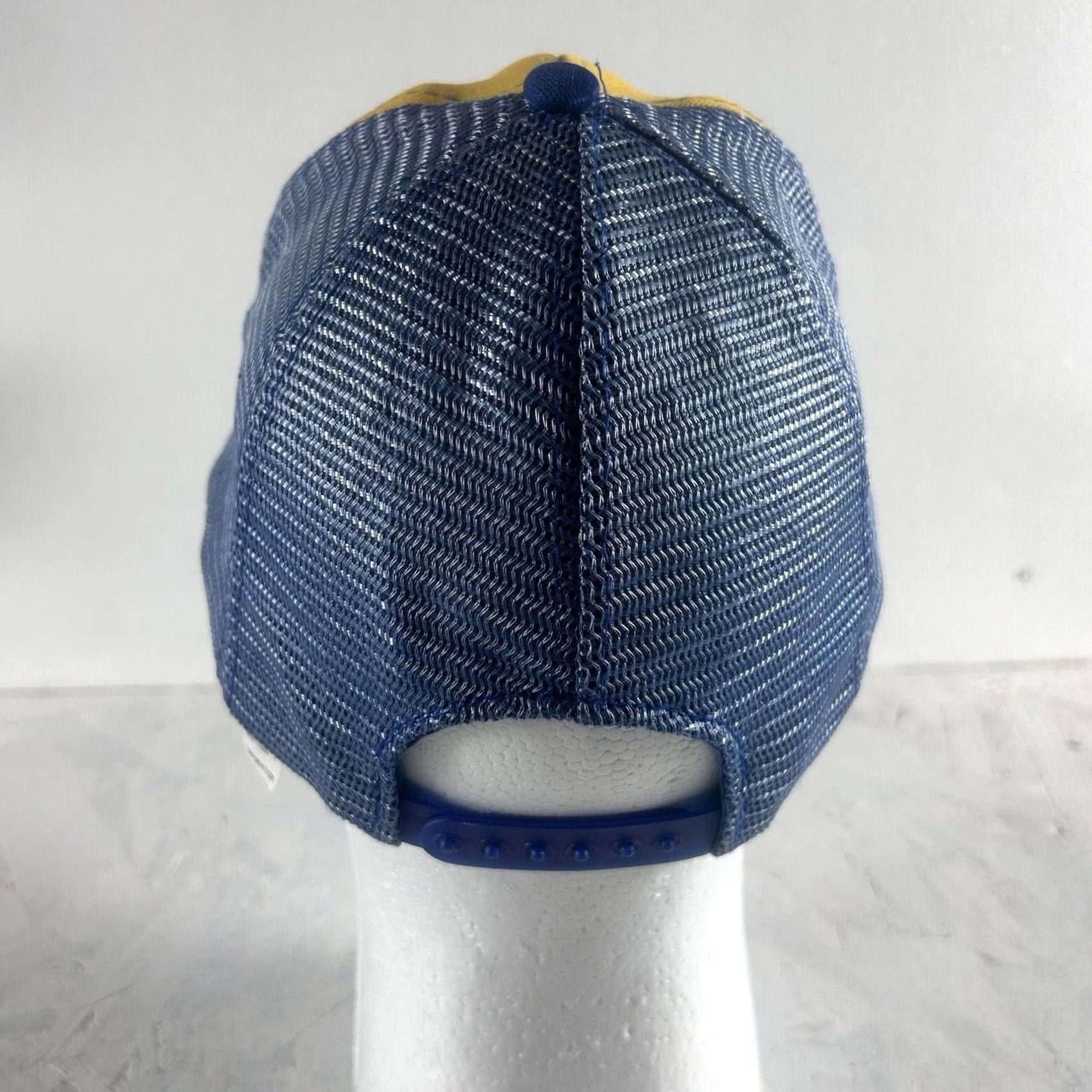 Vintage VINTAGE McDonalds Milwaukee Brewers 1985 Adjustable Snapback Baseball Cap Hat Mens White Yellow 80s Team Cap Size ONE SIZE - 4 Thumbnail