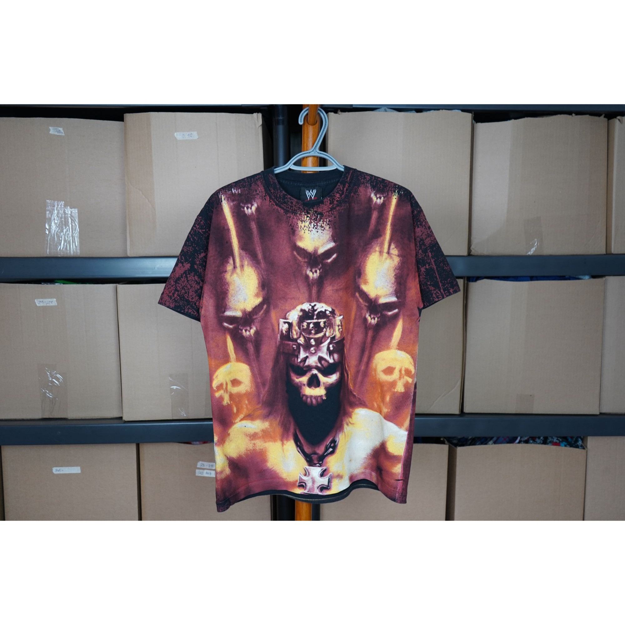 WWE 90s WWE Triple H Skull King M Vintage Wrestling Tshirt #382 Size US M / EU 48-50 / 2 - 1 Thumbnail