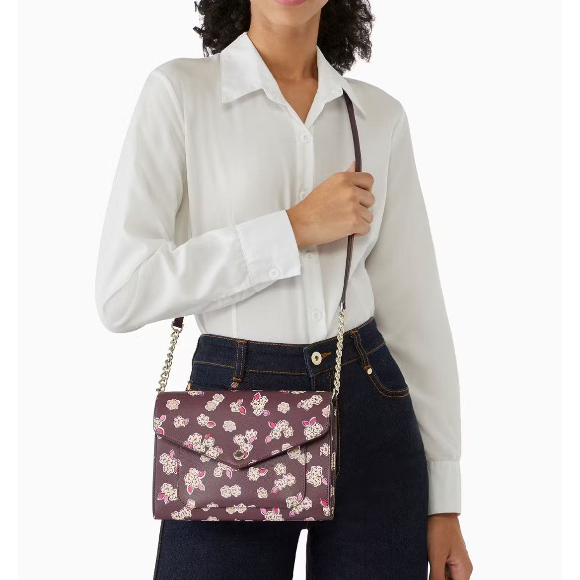Kate Spade Kate Spade Frosted Floral Tinsel Flap Crossbody Clutch bag Size ONE SIZE - 12 Thumbnail