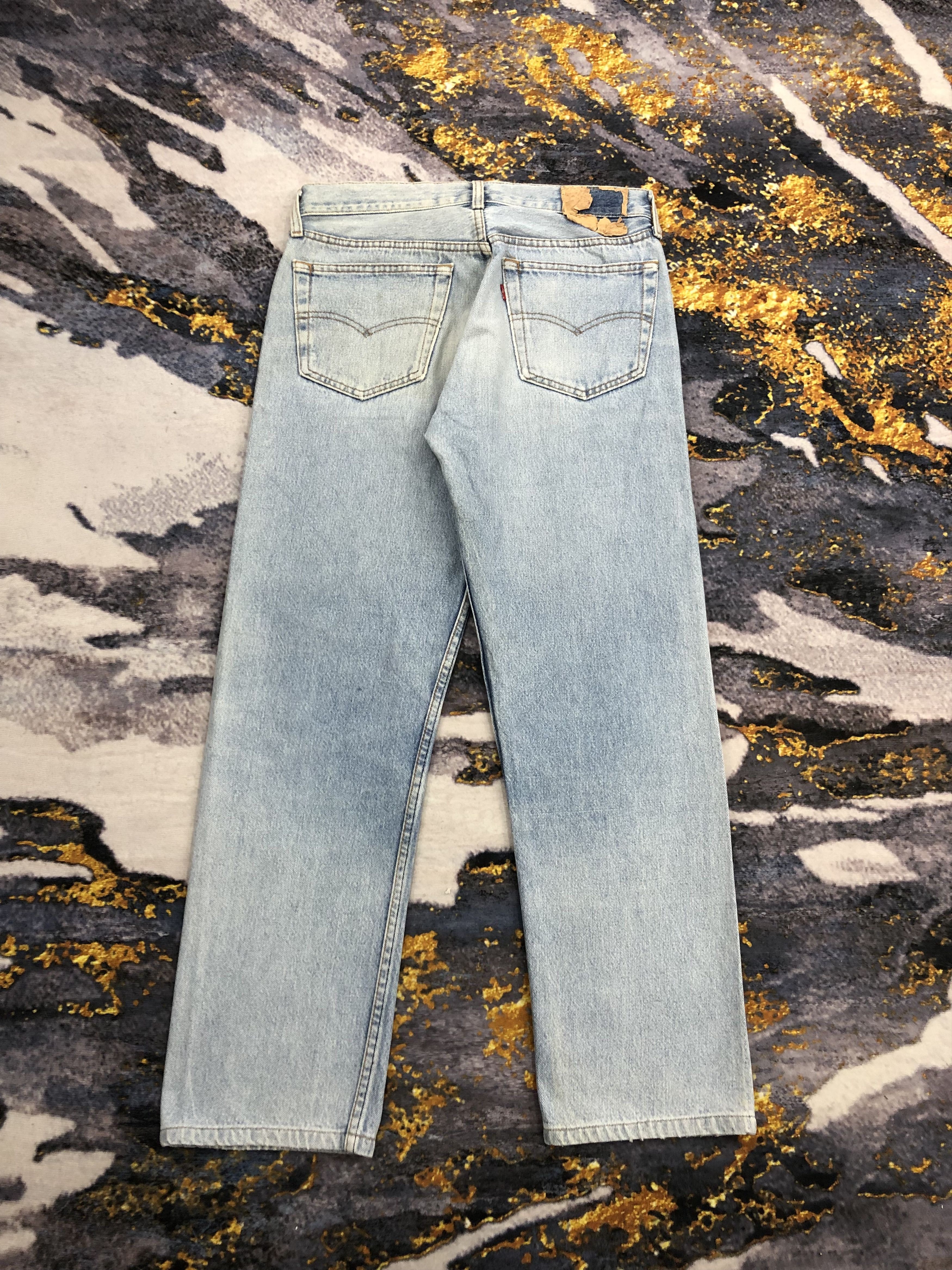 Levi's Vintage 90s Levi's 501 Light Washed Jeans DPP0070 Size US 30 / EU 46 - 3 Thumbnail