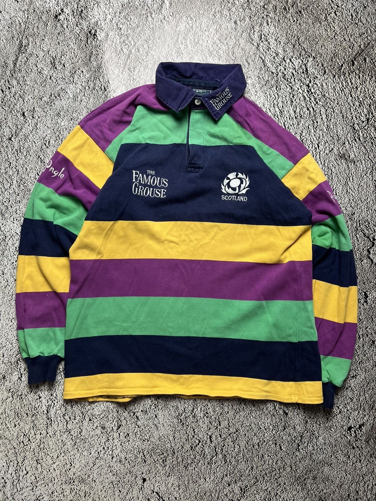 Pringle Of Scotland 1995 RARE‼️Scotland rugby pringle famous grouse jersey Size US M / EU 48-50 / 2 - 1 Thumbnail