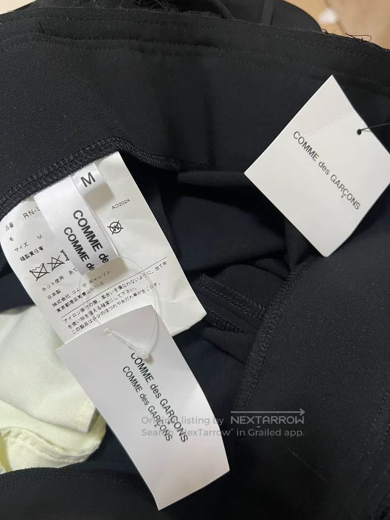 Comme des Garcons Comme Des Garcons Wool Black Bow Tie Overall Suspender Pan Size M / US 6-8 / IT 42-44 - 8 Thumbnail