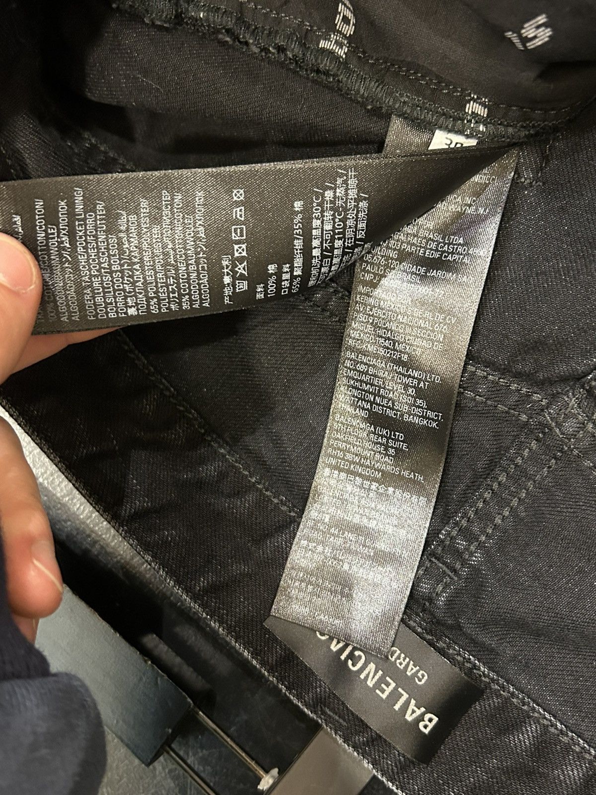 Balenciaga Balenciaga Black Denim Jeans Size US 30 / EU 46 - 6 Thumbnail