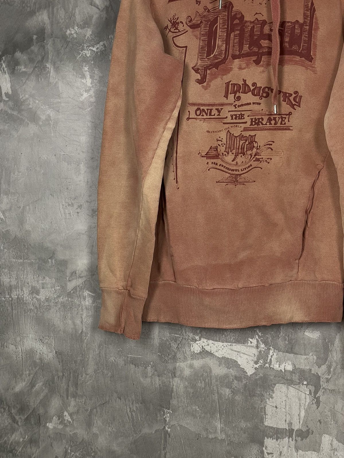 20471120 × Diesel × Japanese Brand Vintage Y2K Diesel Retro Japanese Brand Faded hoodie Size US S / EU 44-46 / 1 - 5 Thumbnail