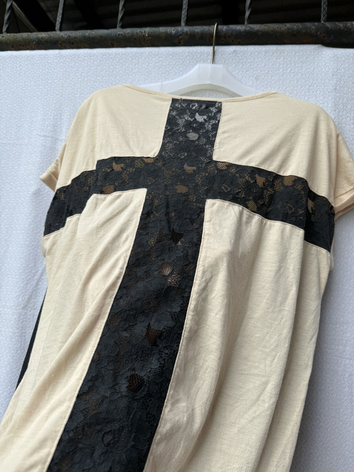 Japanese Brand one way cross mesh tee Size US L / EU 52-54 / 3 - 2 Thumbnail