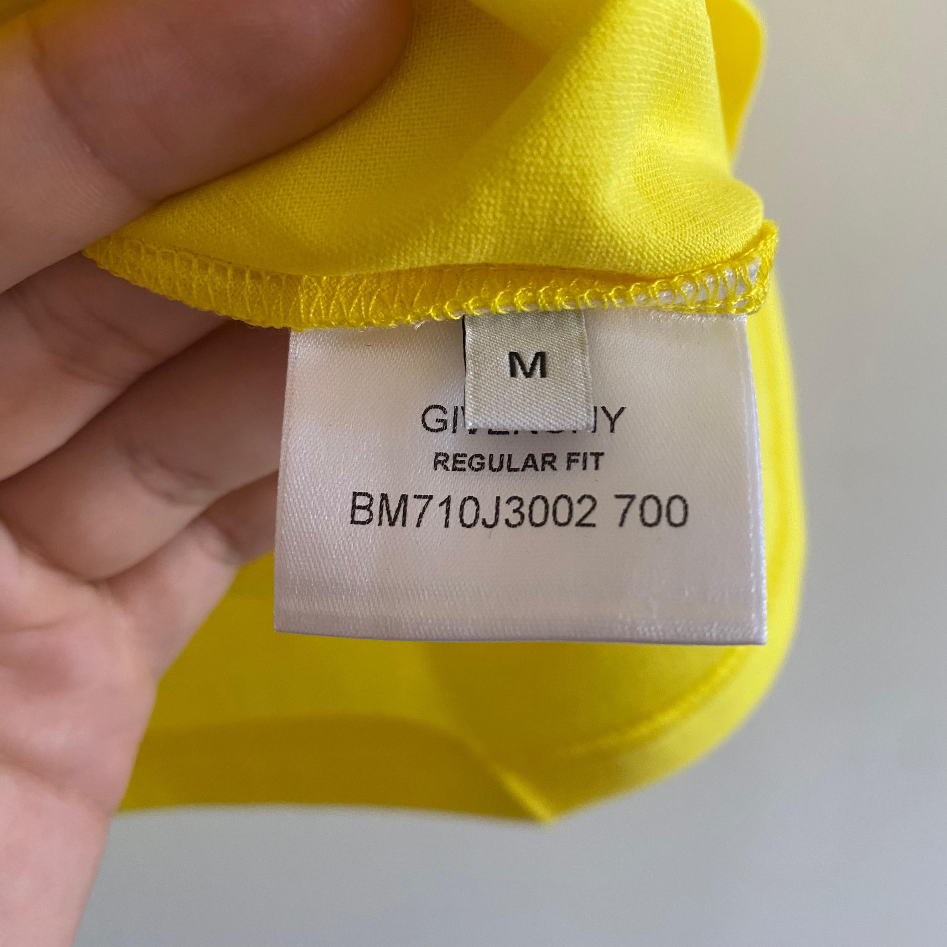 Givenchy x Browns 50 Yellow Tape Logo T-Shirt Size US M / EU 48-50 / 2 - 6 Thumbnail