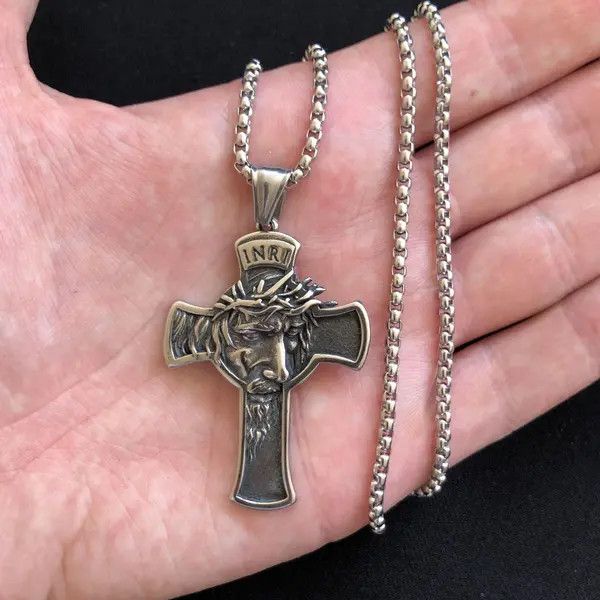 Jewelry Hirosue x Rieko Cross Pendant Necklace Jesus Chain Size ONE SIZE - 4 Thumbnail
