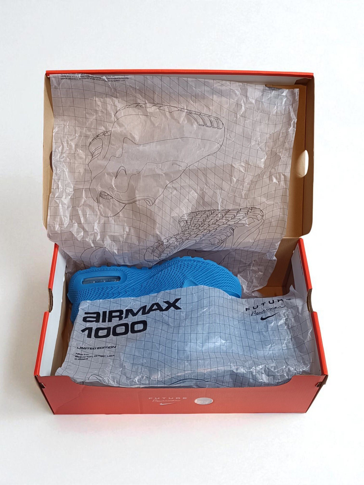 Nike Nike Air Max 1000 'Racer Blue' x Zellerfeld HV0234 Size US 9 / EU 42 - 13 Thumbnail