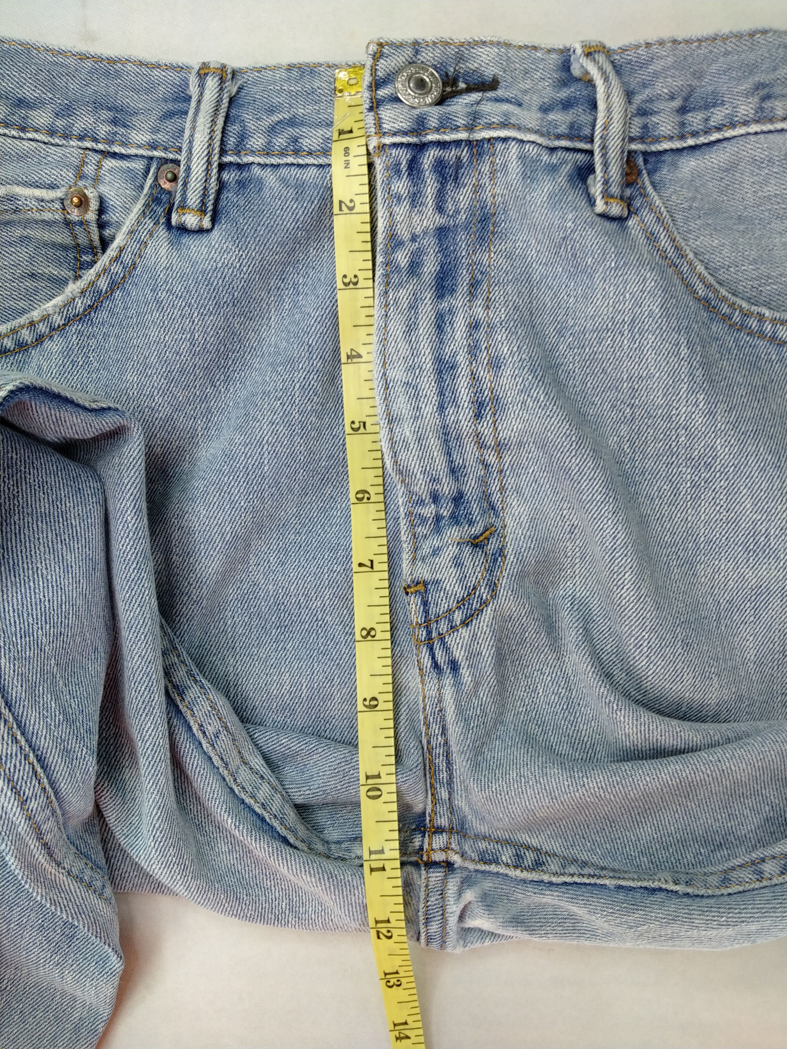 Japanese Brand Light Wash Vintage Levi's 505 35 x 31.5 Denim -JN349 Size US 34 / EU 50 - 6 Thumbnail