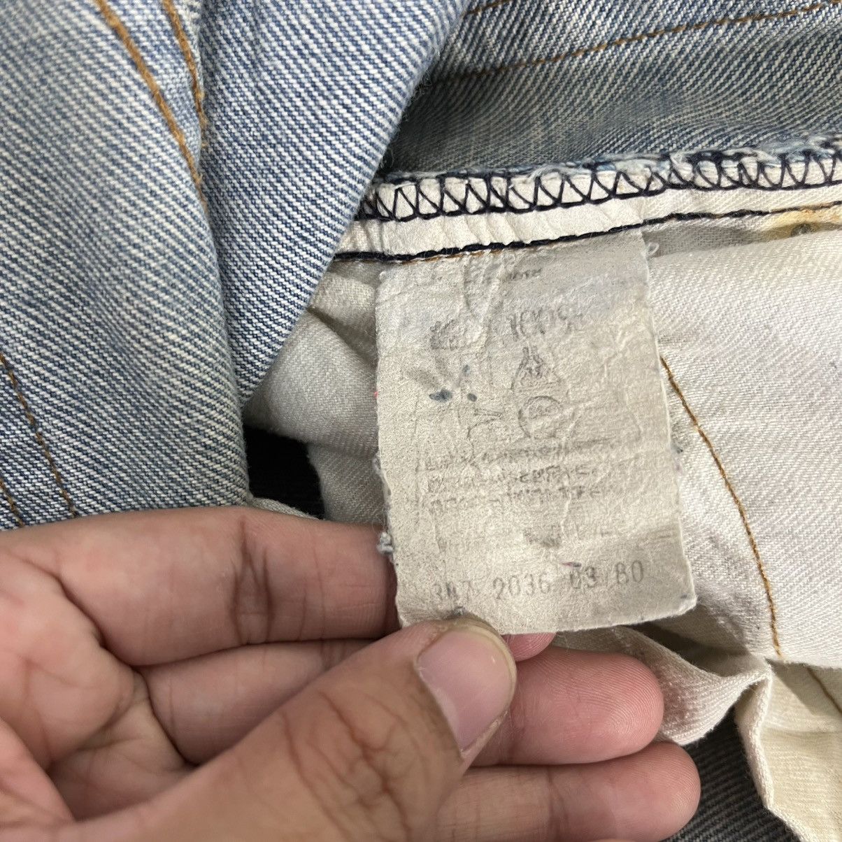 Levi's Vintage Clothing Vintage 80s Levis Lot 506-0217 Selvedge Distressed Denim Size US 26 / EU 42 - 18 Thumbnail