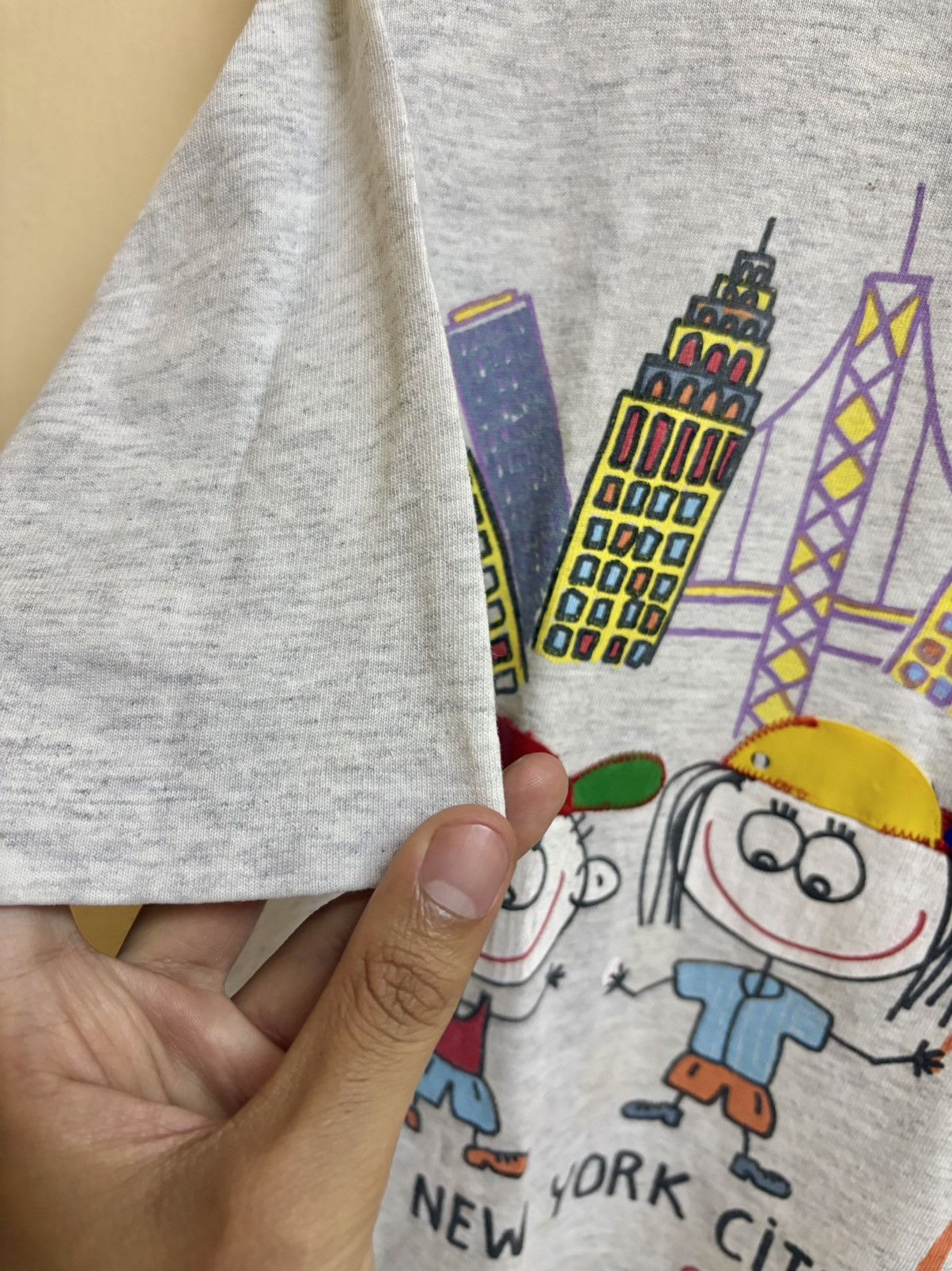 Vintage Vintage 1995 Danny First New York City Cartoon Art T-Shirt Size US M / EU 48-50 / 2 - 5 Thumbnail