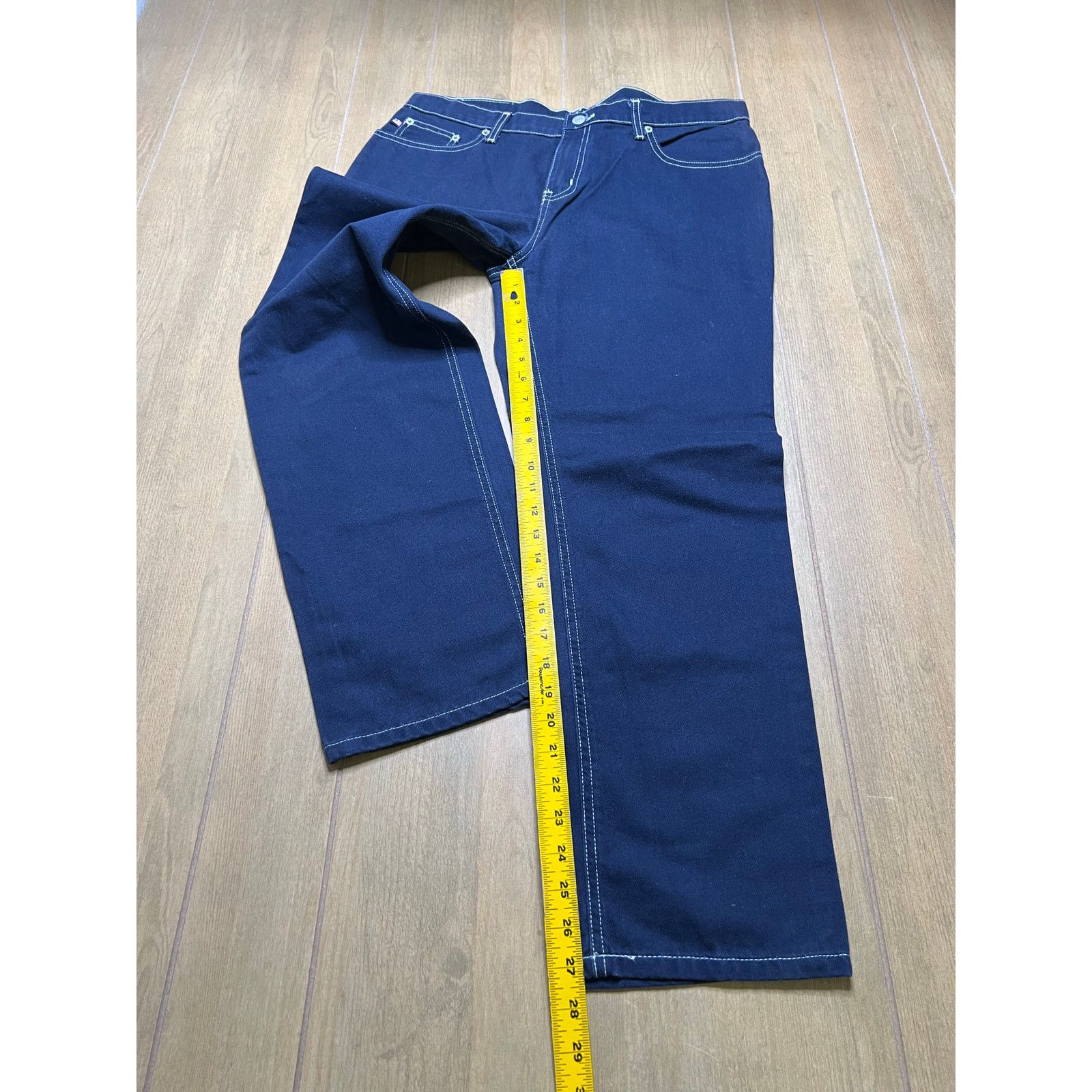 Vintage Polo Jeans Co. Ralph Lauren denim pants women Sz 14 35x27 Size 36" / US 14 / IT 50 - 8 Thumbnail