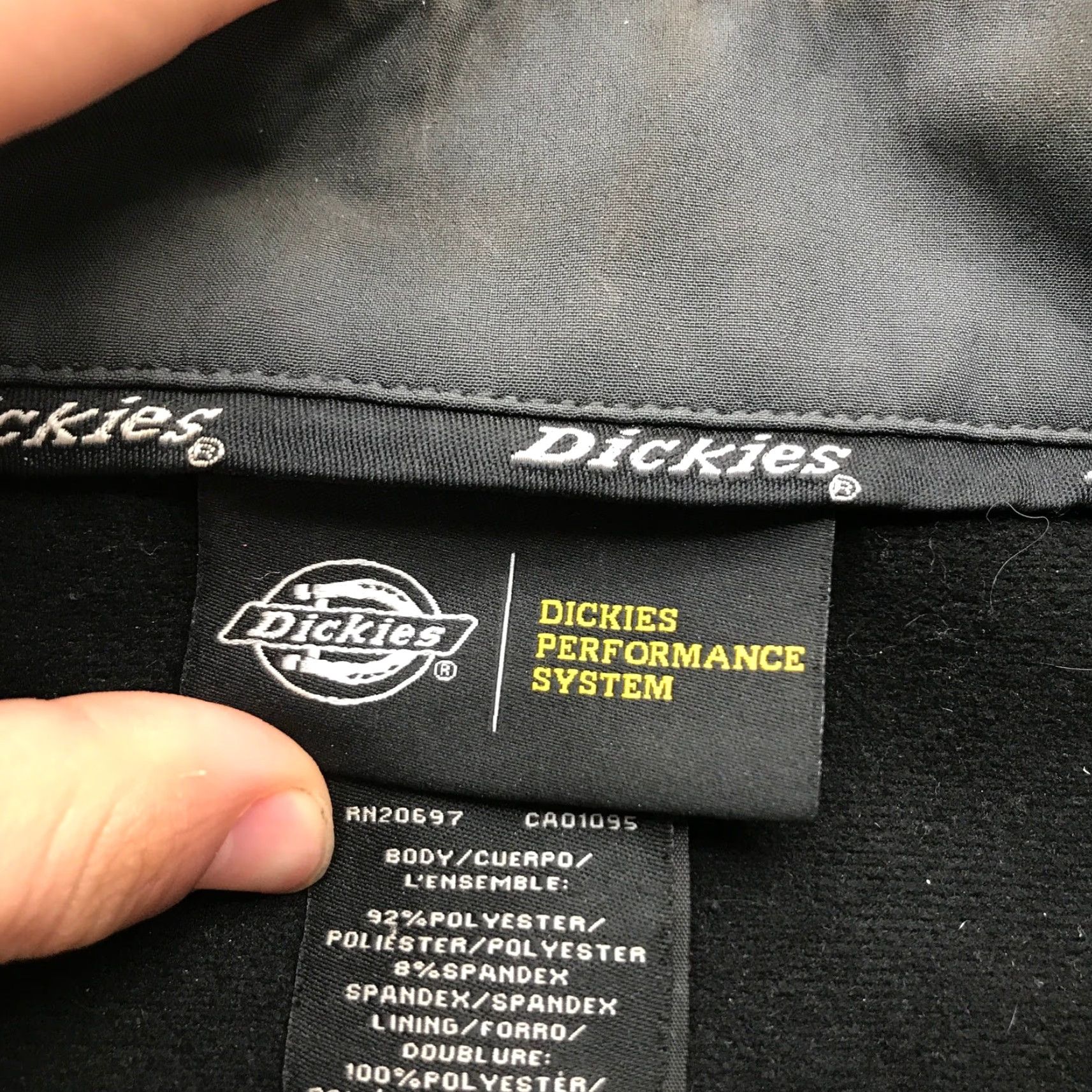 Dickies Dickies Performance Jacket Mens L Full Zip Pockets Logo Gray Black Darkwear Outdoor Casual Vintage: No Size US L / EU 52-54 / 3 - 3 Thumbnail