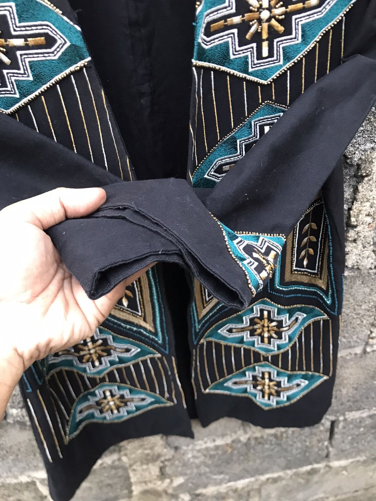 H&M × Native 🔥H&M Embroidered Print Navajo Cardigan/Jacket Size XS / US 0-2 / IT 36-38 - 8 Thumbnail