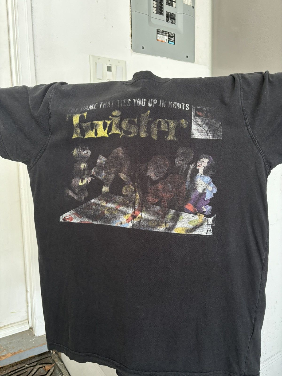 Japanese Brand × Vintage Crazy 90s Twister Promo Boardgame Distressed Faded Tee Size US M / EU 48-50 / 2 - 2 Thumbnail