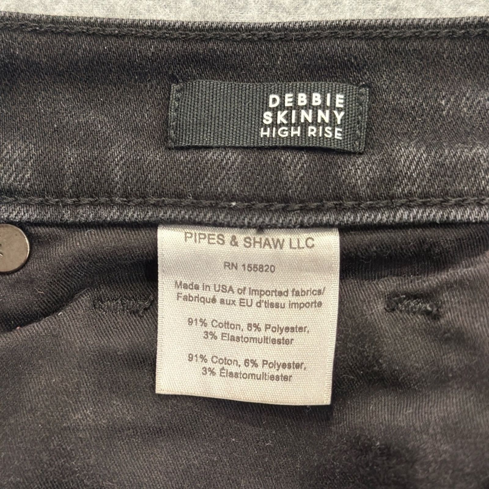 Veronica Beard Veronica Beard Debbie Skinny Jeans - Onyx Size 26" / US 2 / IT 38 - 4 Thumbnail