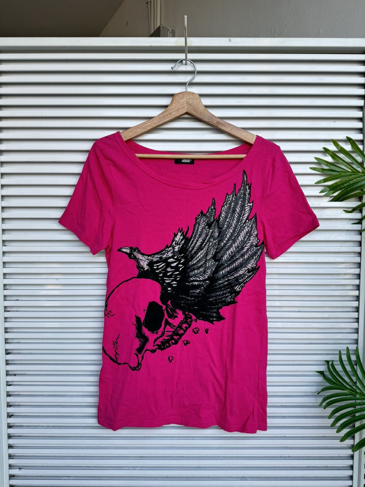 Vintage GladNews Skulls Wing Punk Poem Riot Tees Size US S / EU 44-46 / 1 - 2 Thumbnail