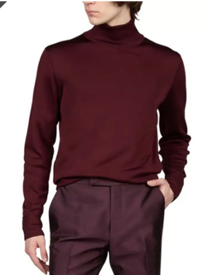 Tom Ford o1loc1c1224 TFK120 Rollneck Sweater in Brown Size US XL / EU 56 / 4 - 2 Thumbnail