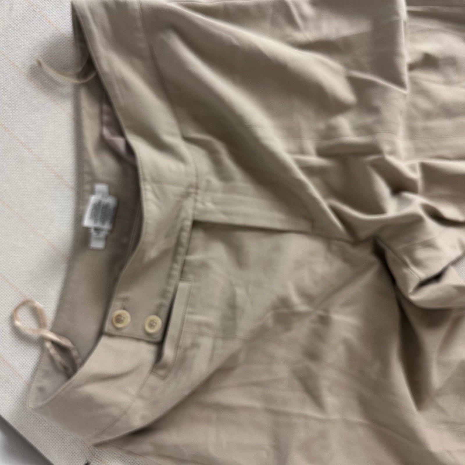 Nine West Nine West Dress Pants High Rise Khaki Slash Pockets Straight Size 30" / US 8 / IT 44 - 3 Thumbnail