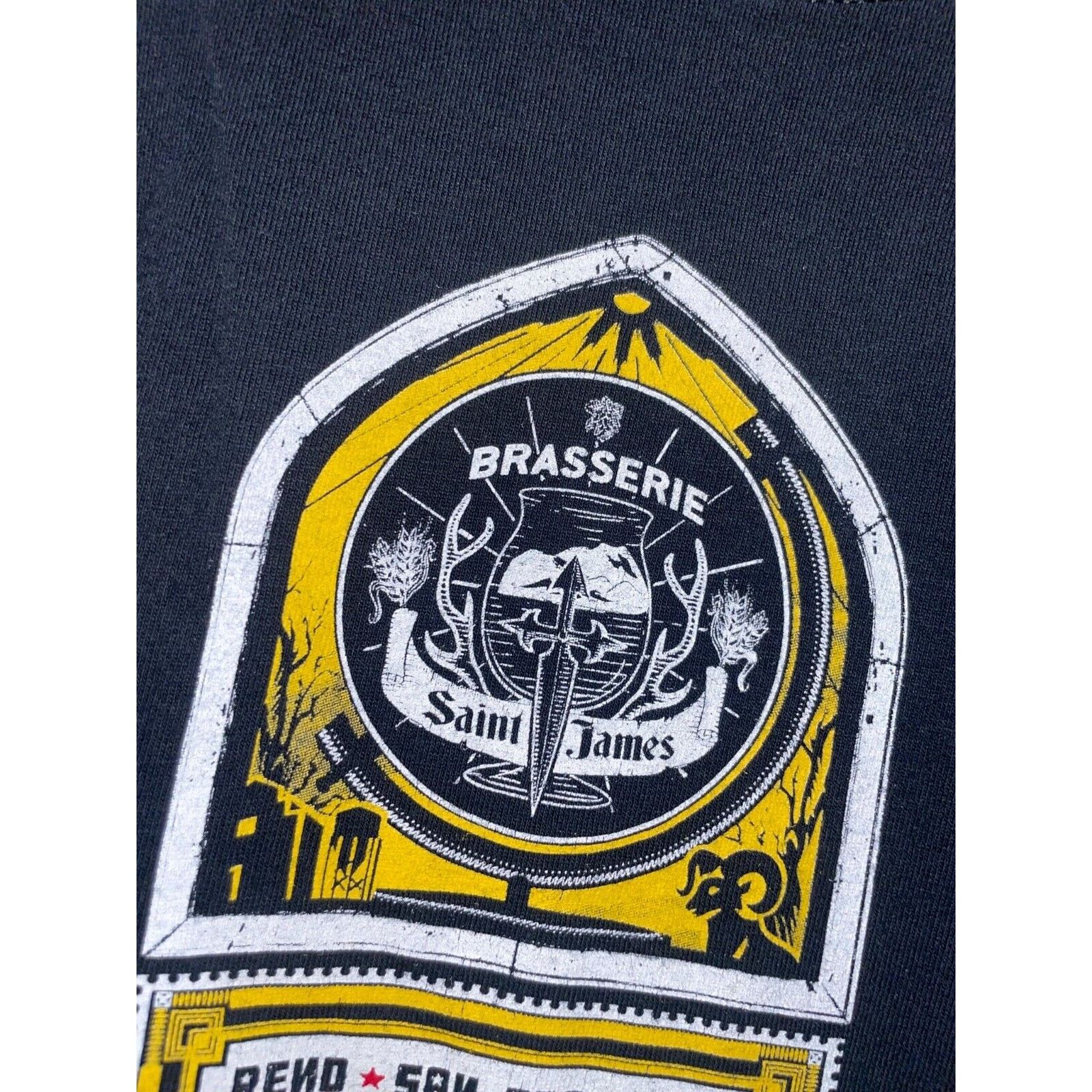 Vintage Vintage Brasserie Saint James Shirt Reno Daily Wages Saison Size US XL / EU 56 / 4 - 4 Thumbnail