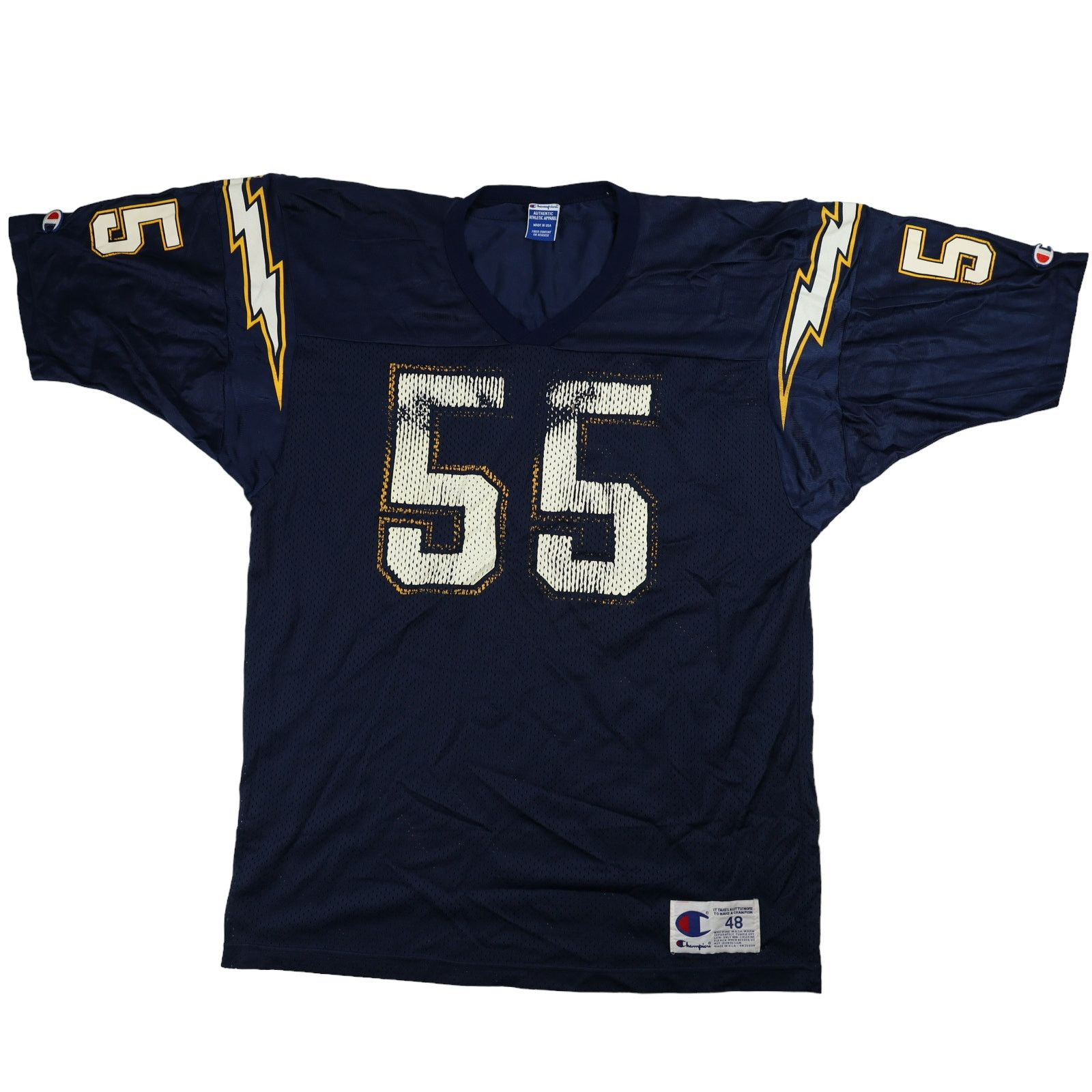 Champion × NFL × Vintage Vintage Champion San Diego Chargers NFL Jersey Size US XL / EU 56 / 4 - 1 Thumbnail