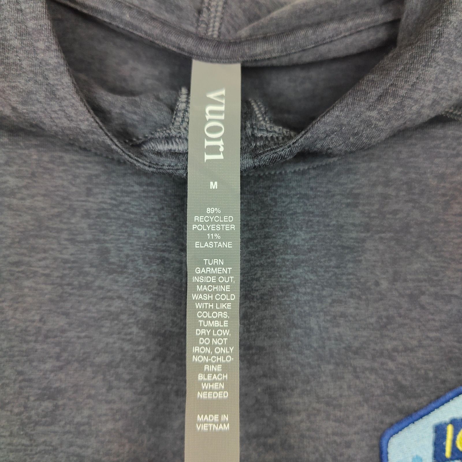 Vuori Vuori Ponto Performance 1/2 Zip Hoodie Medium Blue Heather Size US M / EU 48-50 / 2 - 6 Thumbnail