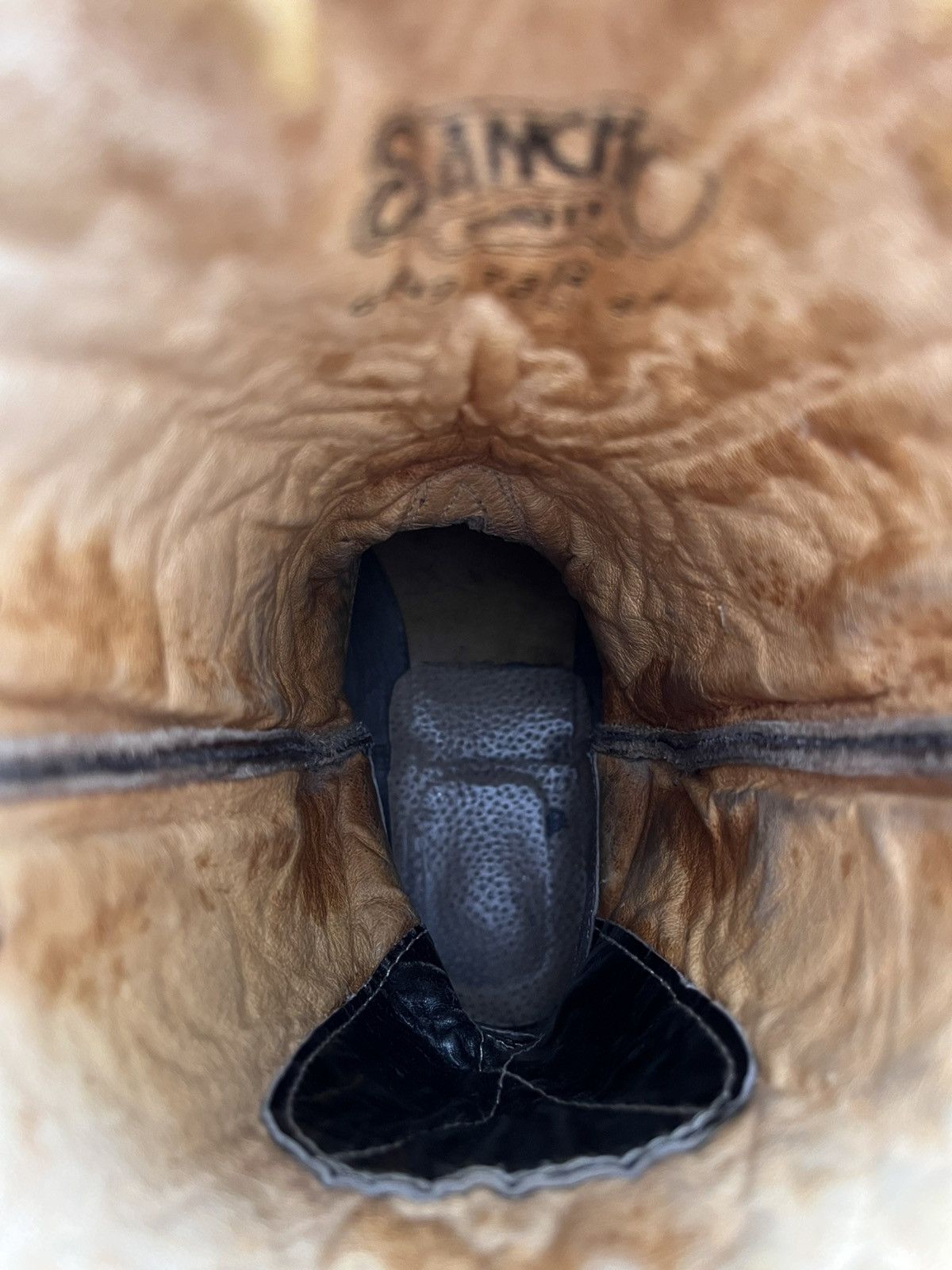 Cowboy Equipment Vintage Sancho Leather Western Cowboy Boots Rare AvantGarde Size US 8 / EU 41 - 22 Thumbnail