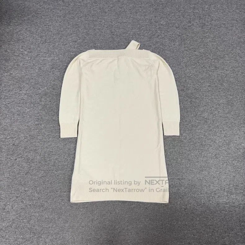 Hermes Hermes 24FW Asymmetric Cashmere Knit Dress with Off-Should Size XXS / US 00 / IT 34 - 2 Thumbnail