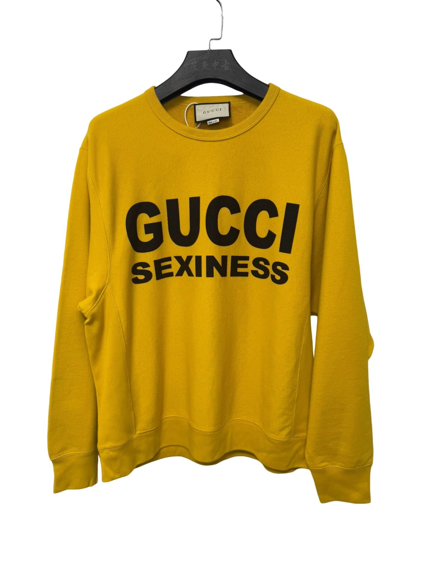 Gucci Gucci Sexiness Logo Sweatshirt Size L Size US L / EU 52-54 / 3 - 1 Thumbnail
