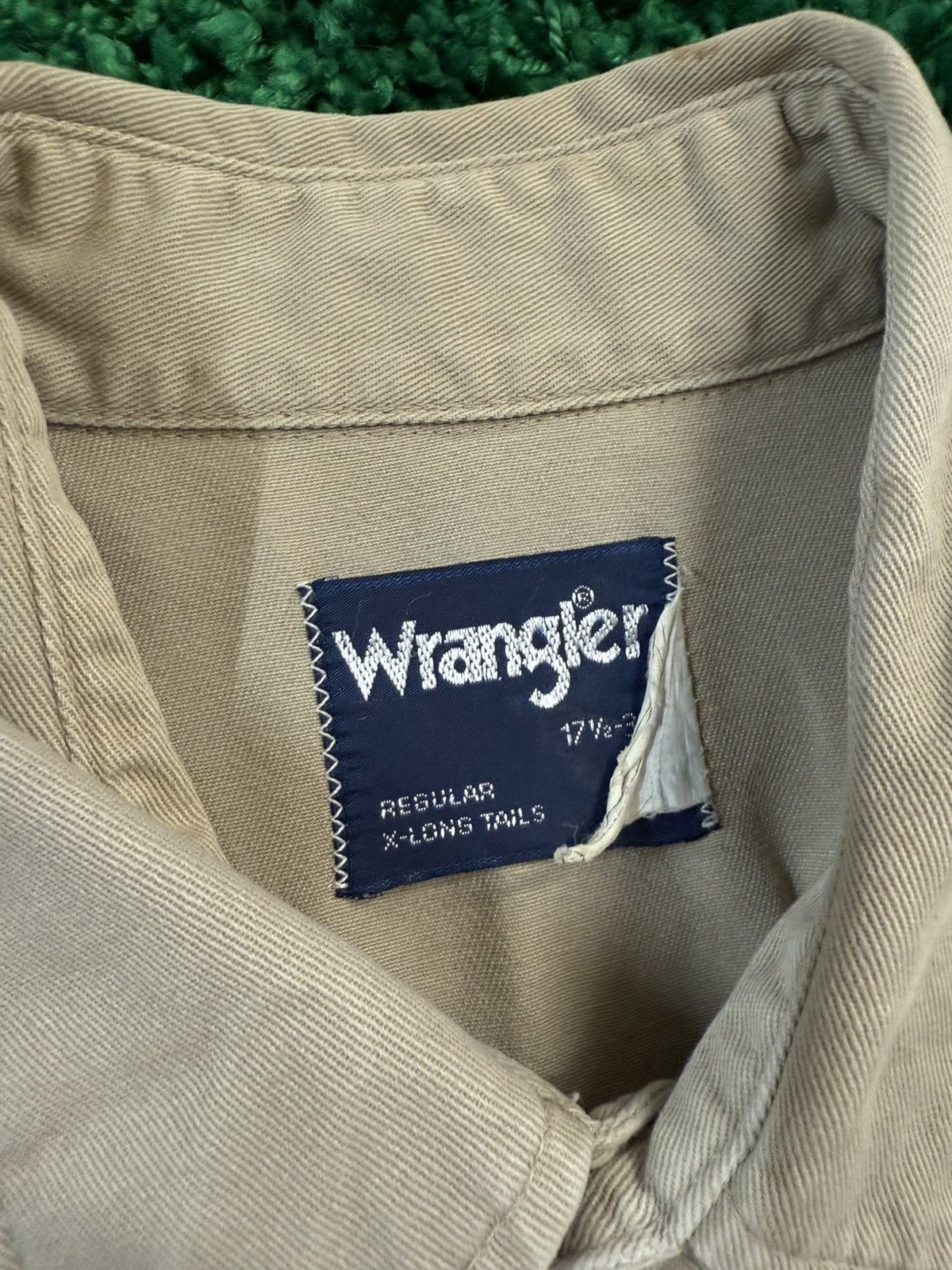Vintage × Wrangler Vintage Wrangler Cowboy Yoke Pocket Work Shirt 2XL XXL Size US XXL / EU 58 / 5 - 4 Thumbnail