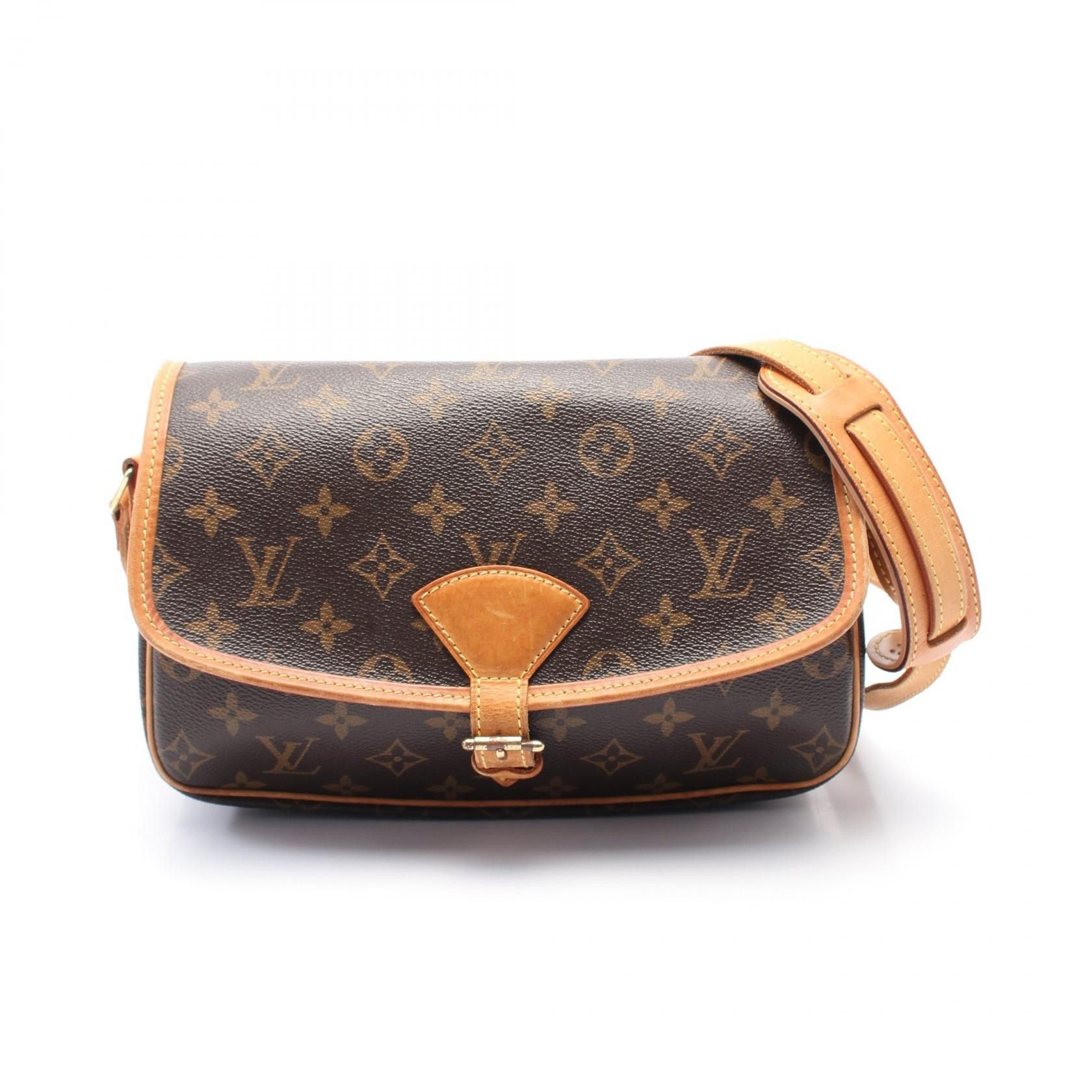 Louis Vuitton Louis Vuitton Sologne Monogram Shoulder Bag Canvas Shoulder Bag M42250 in Brown, Women's