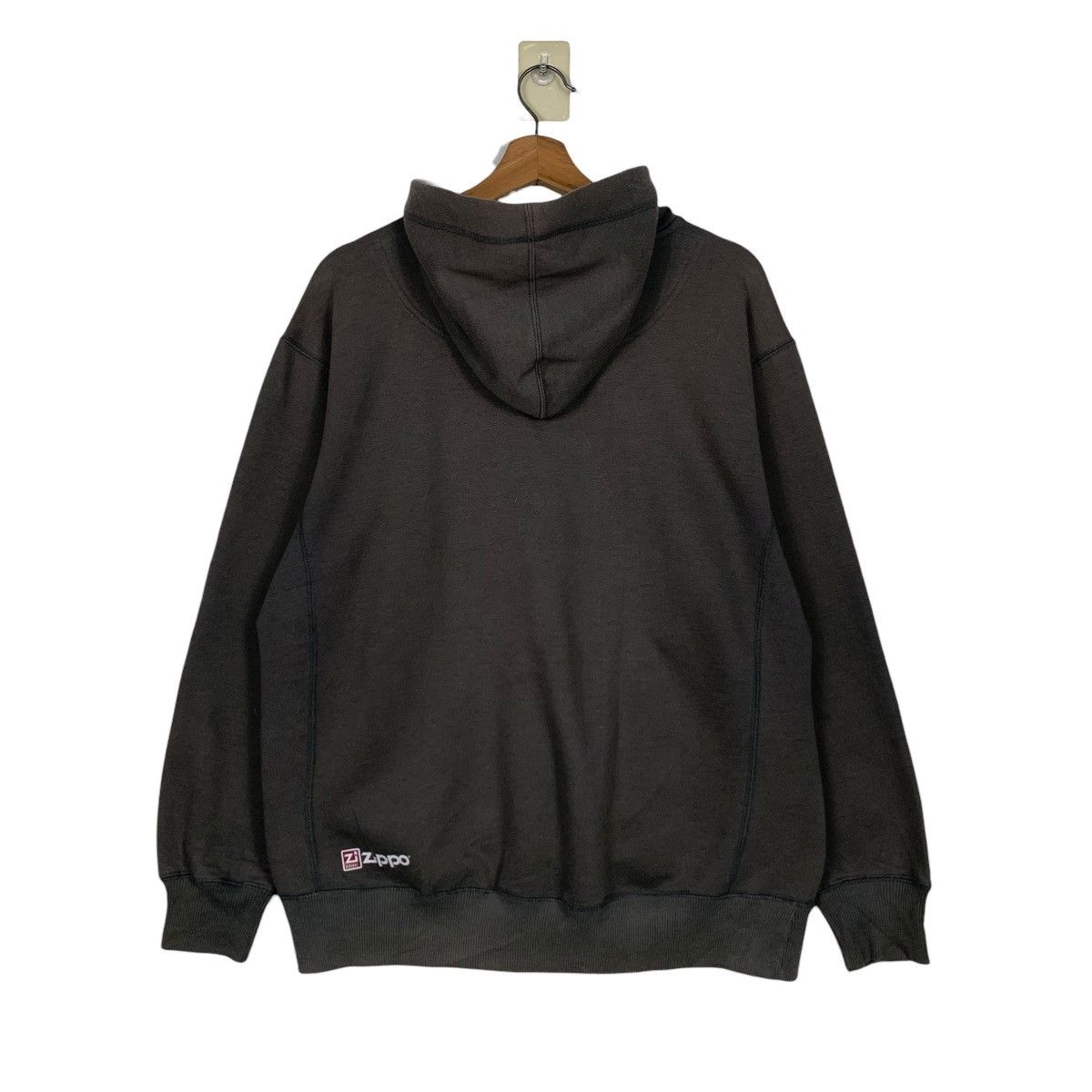Zippo Vintage 90’s ZIPPO Pullover Hoodie Sweatshirt #3639-C166 Size US L / EU 52-54 / 3 - 17 Thumbnail
