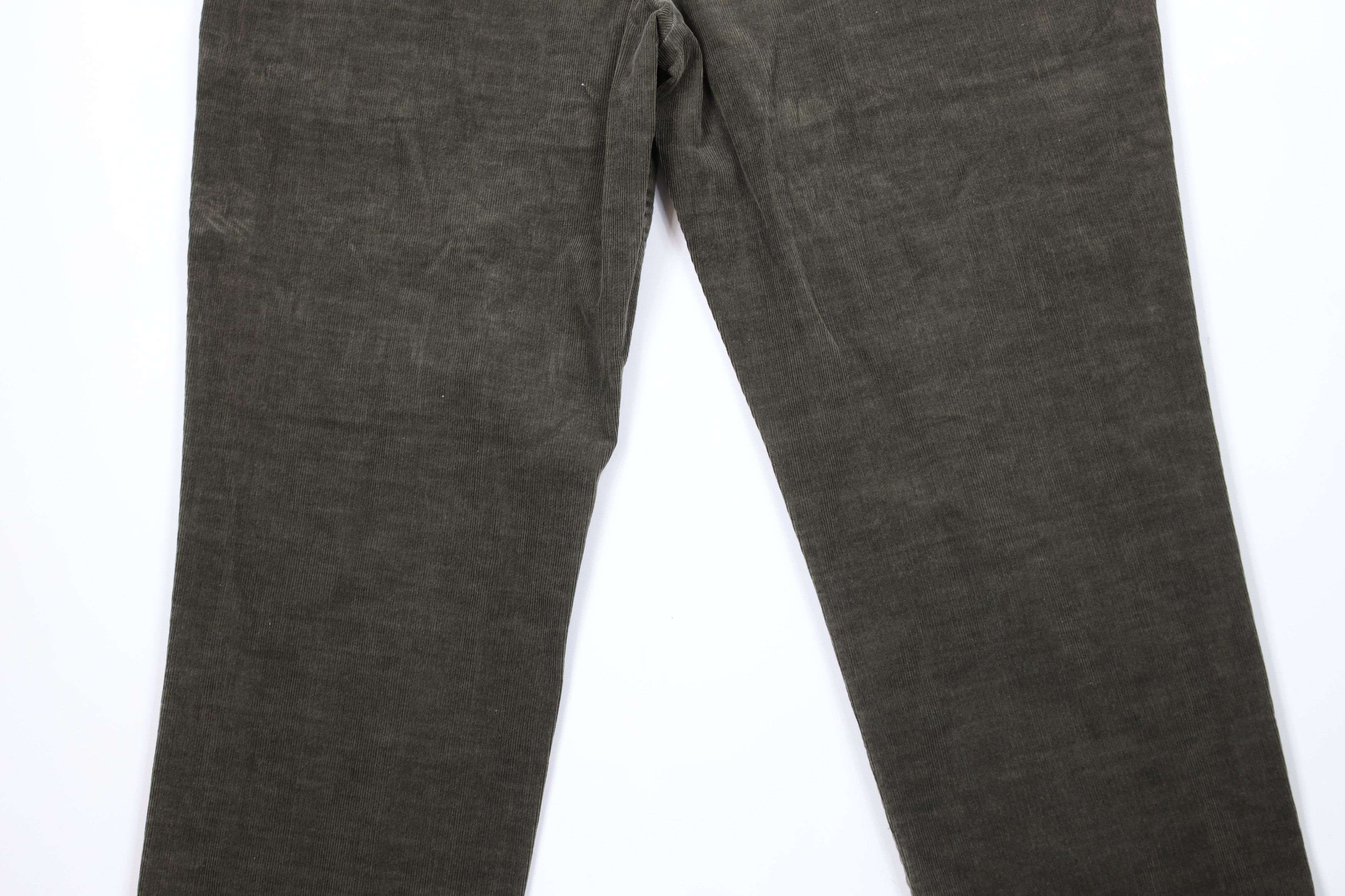 Vintage Vintage 90s Streetwear Wide Leg Corduroy Chino Pants Green Size US 40 / EU 56 - 14 Thumbnail