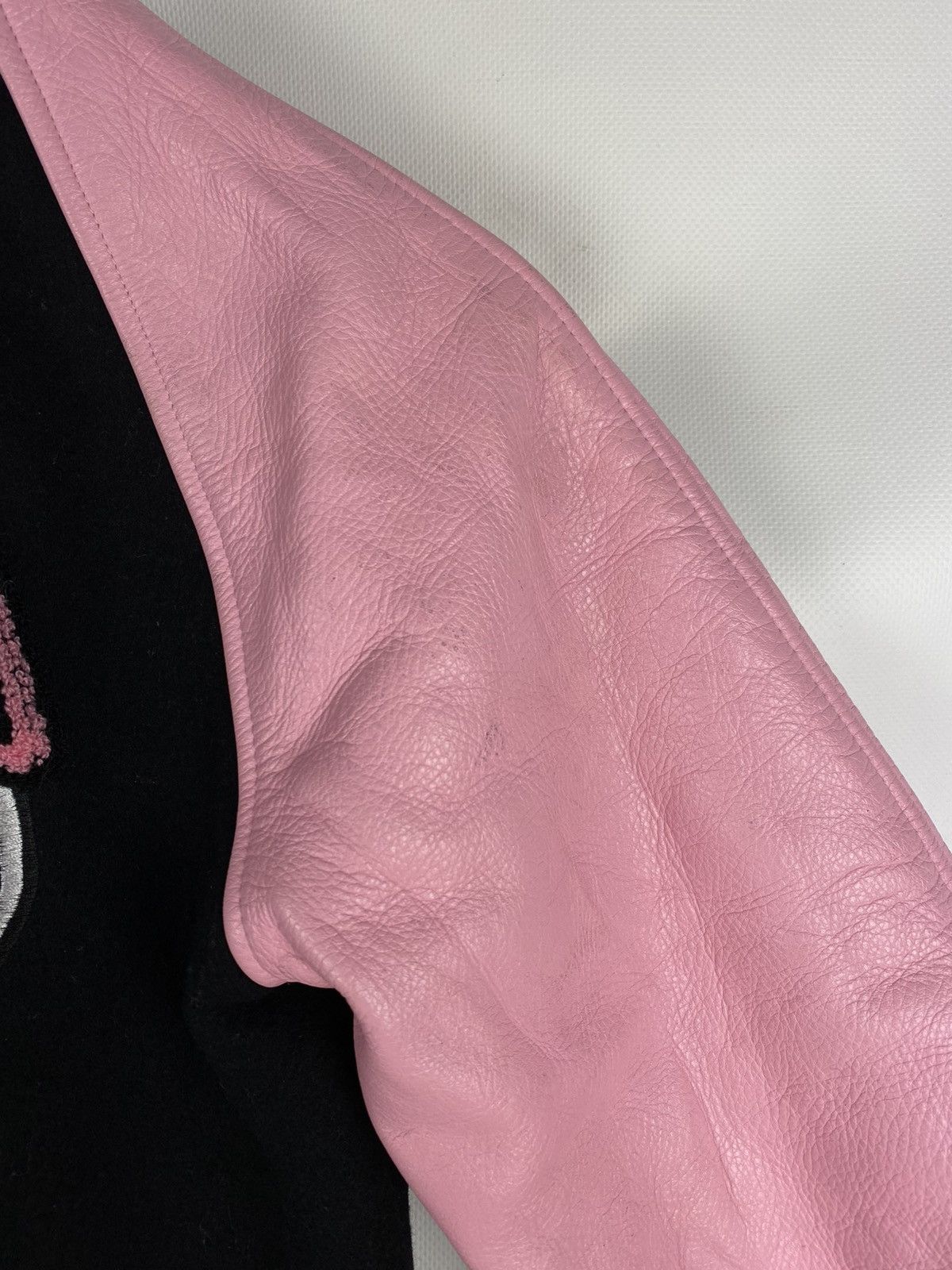 Japanese Brand Alba Rosa My Tane varsity leather / wool bomber jacket Size S / US 4 / IT 40 - 22 Thumbnail