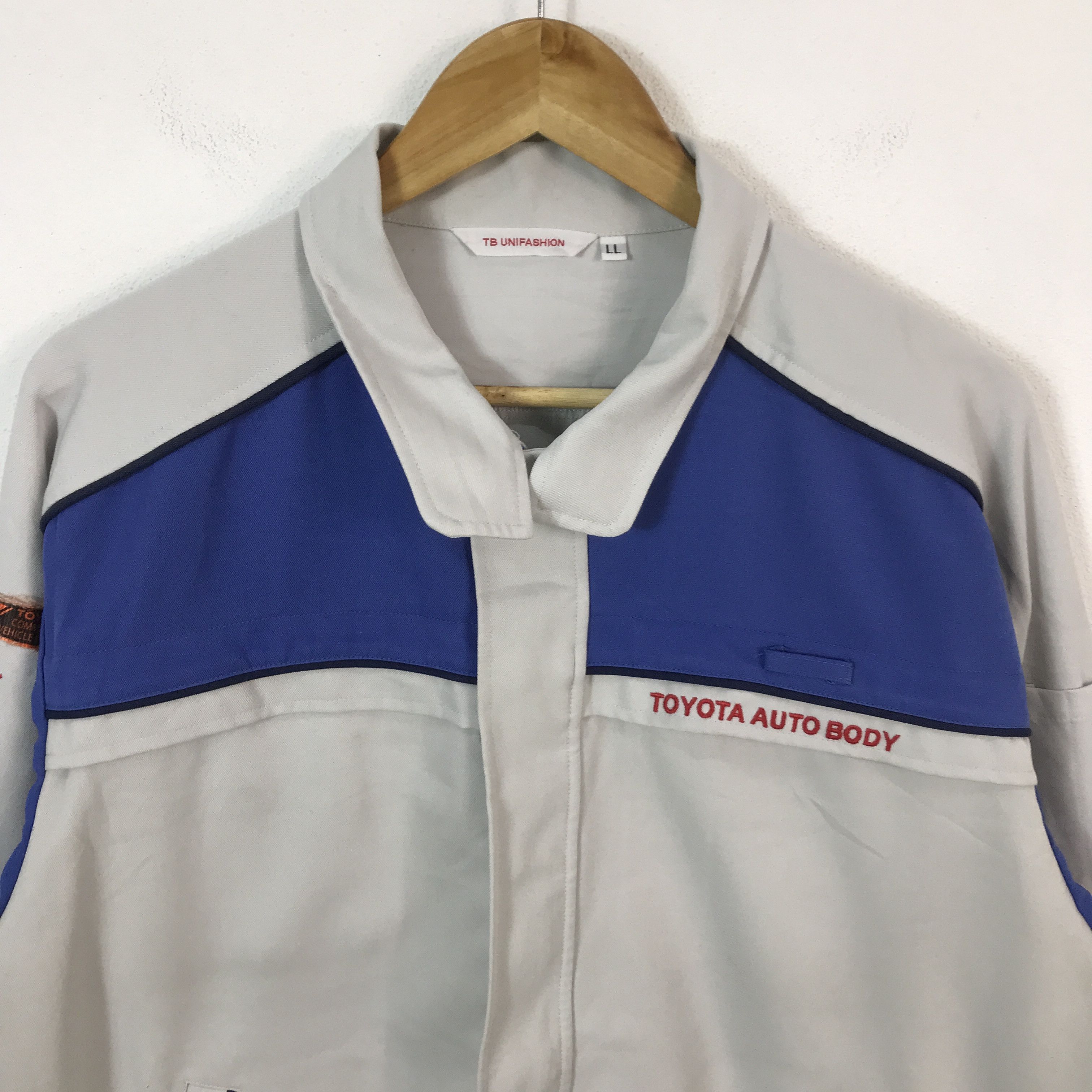 Japanese Brand Vtg Toyota Auto Body Uniform Japan jacket Size US L / EU 52-54 / 3 - 3 Thumbnail