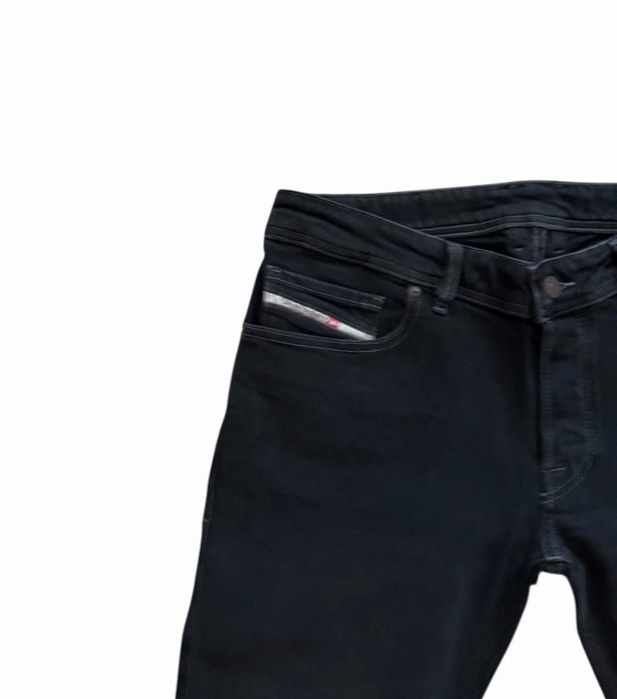 Diesel Diesel Mens Zatiny Slim Bootcut Jeans RE064 Black Size 34/32 Size US 34 / EU 50 - 3 Thumbnail