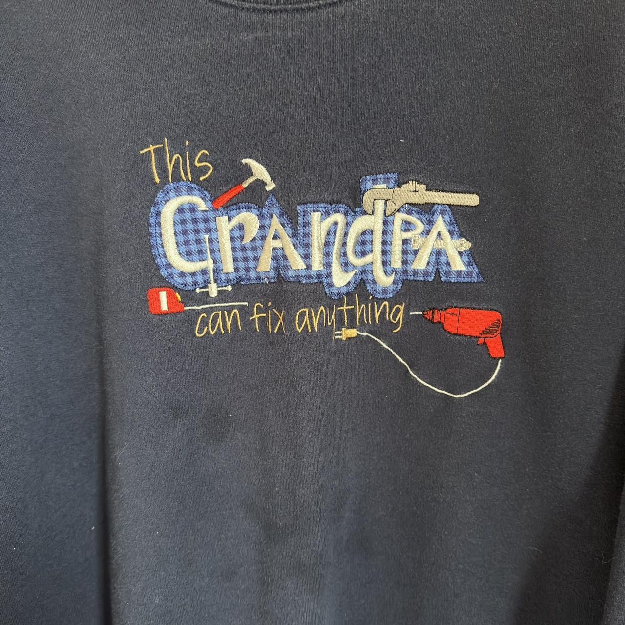 Vintage Vintage 90s Grandpa Sweatshirt Size US XL / EU 56 / 4 - 2 Thumbnail