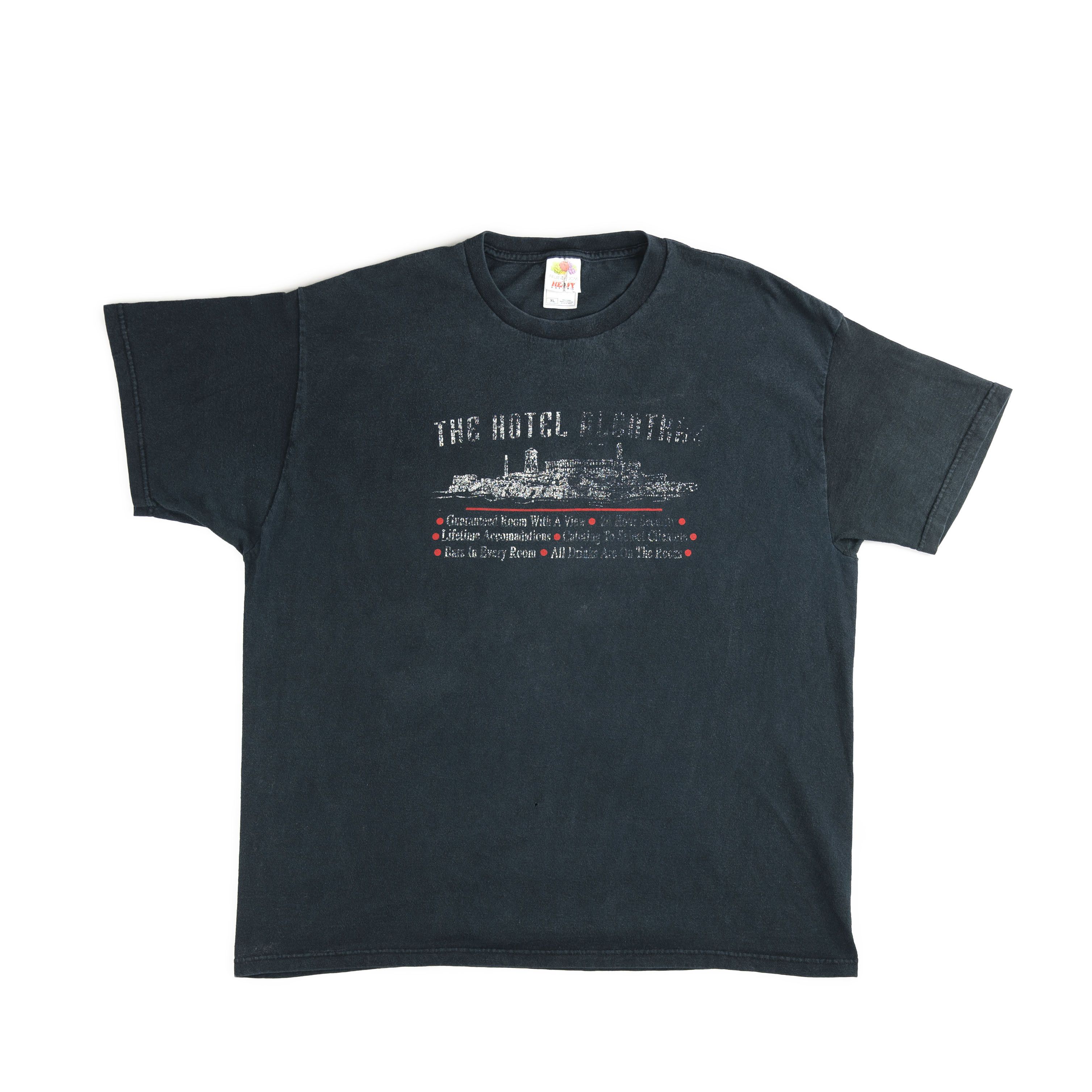 Vintage Vintage 2000's The Hotel Alcatraz Tee Shirt Faded Size US XL / EU 56 / 4 - 1 Thumbnail