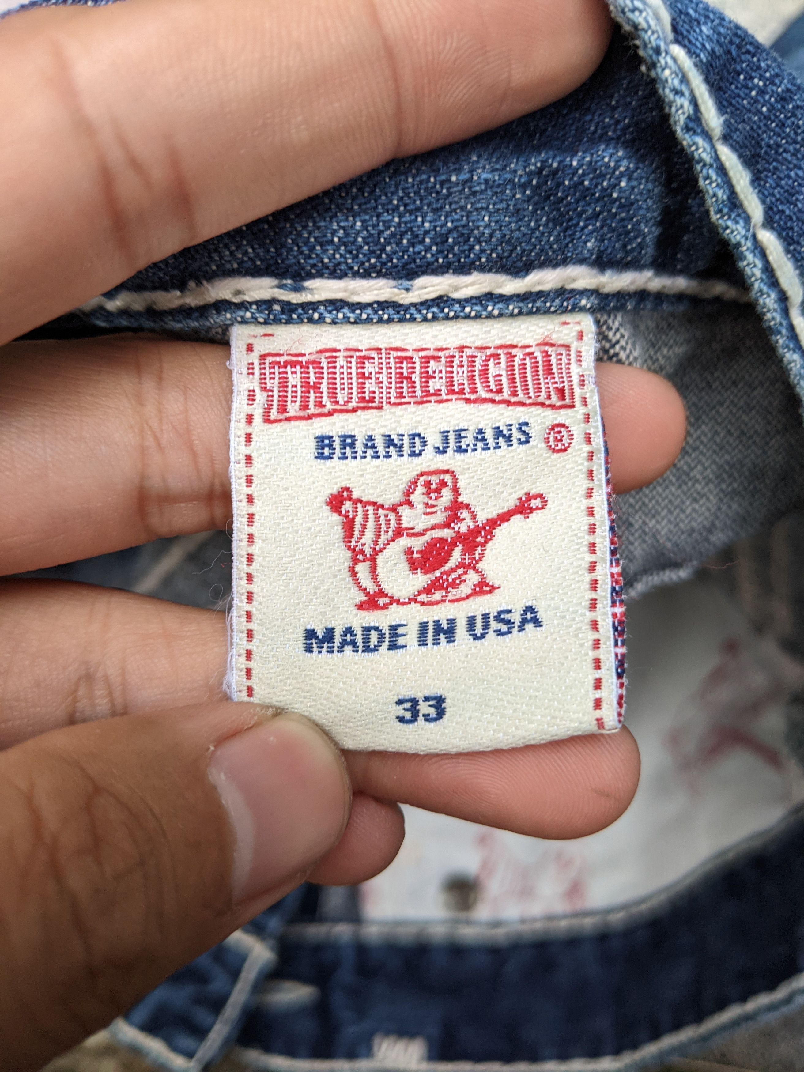 True Religion Vintage Billy Super T Flare Jeans Size US 33 - 9 Thumbnail