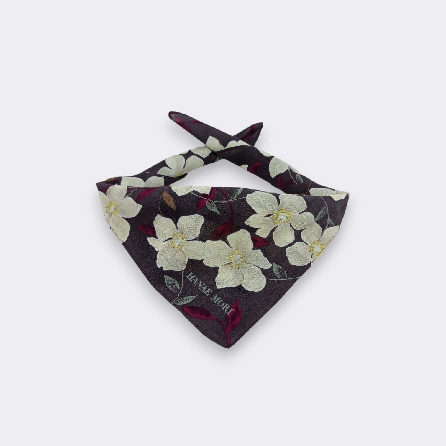 Hanae Mori Vintage Hanae Mori Handkerchief Neckerchief Bandana H013E Size ONE SIZE - 1 Thumbnail