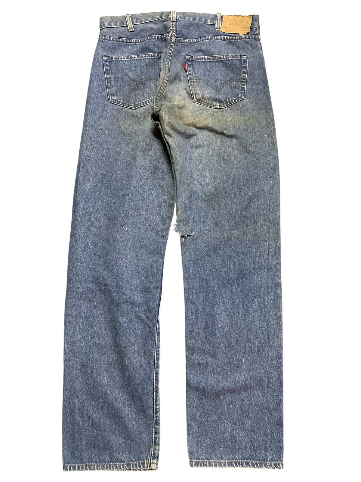 Levi's Vintage Levis 502 Blue Washed 32x41 . Size US 32 / EU 48 - 2 Thumbnail