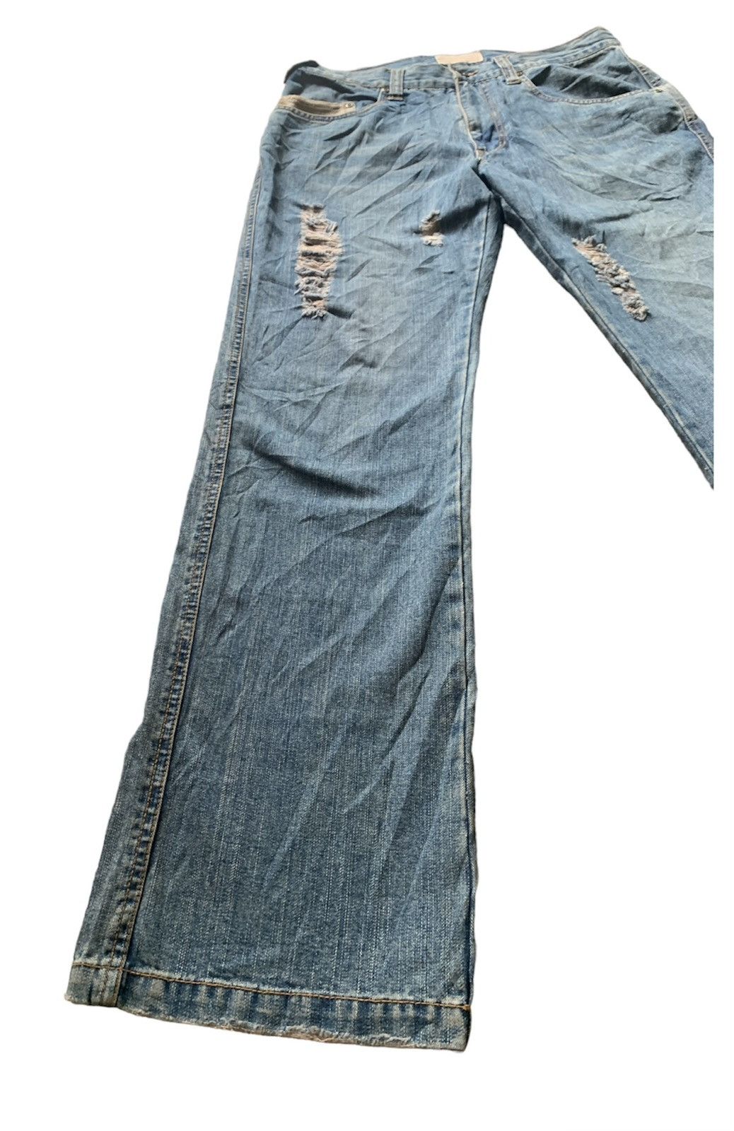 Japanese Brand DISTRESSED JEANS INSPIRED KAPITAL Size US 33 - 4 Thumbnail