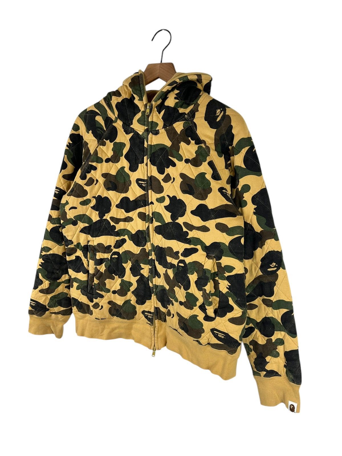 Bape Bape 1st Camo Quilted Hoodie Size US L / EU 52-54 / 3 - 2 Thumbnail
