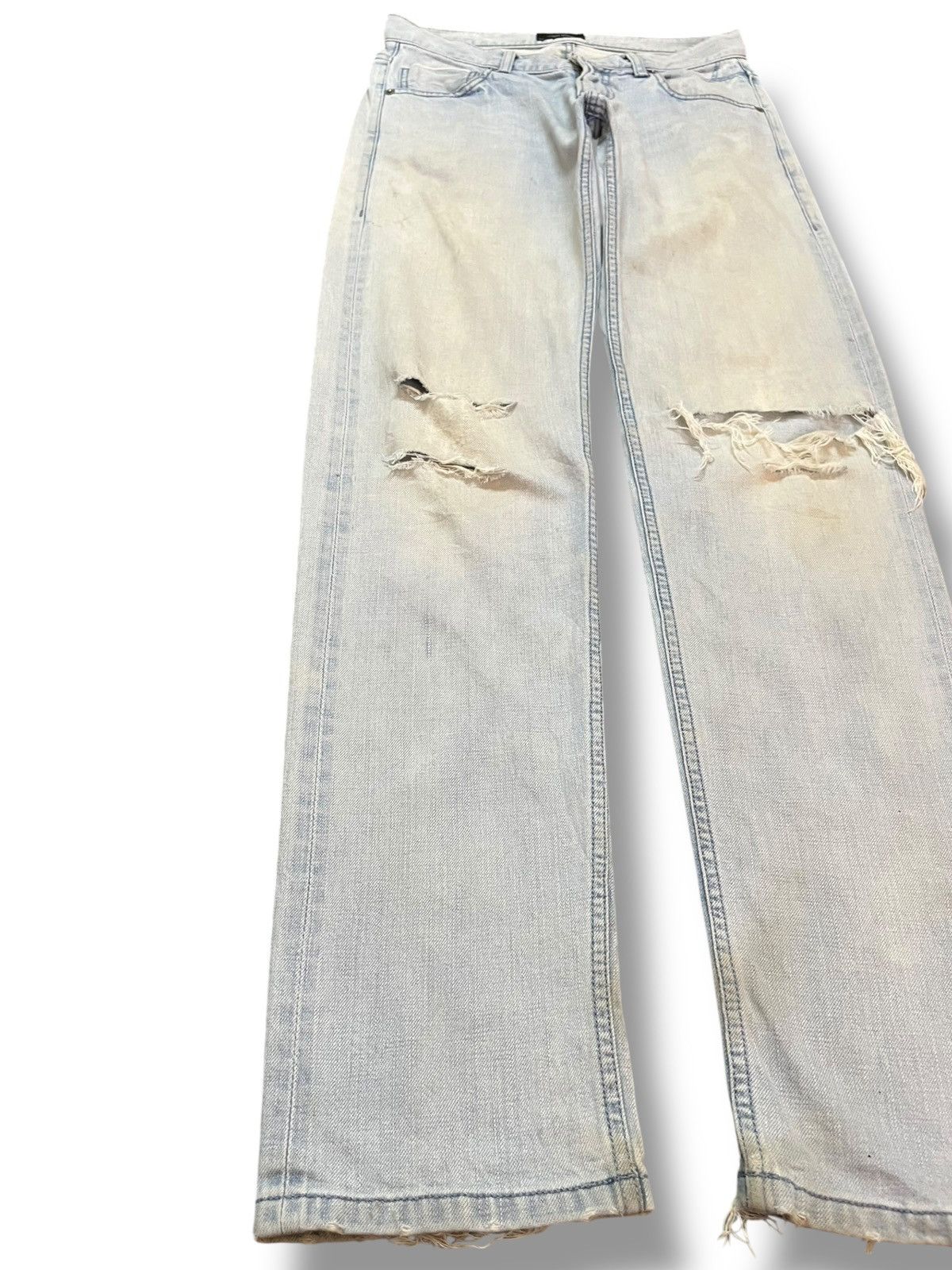 JOSEPH HOMME Vintage Joseph Homme Selvedge Faded Distressed Denim Size US 30 / EU 46 - 3 Thumbnail