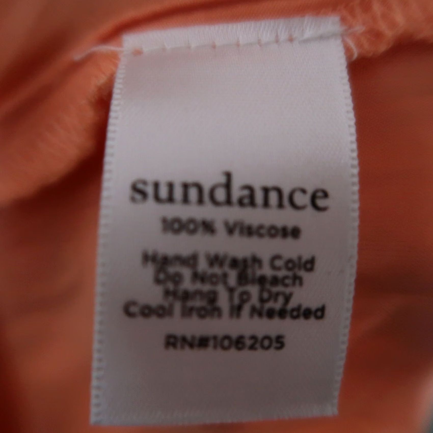 Vintage Sundance Orange Cream Floral Embroidered Swim Cover-Up Dress Kaftan Sundress Tassel Fringe Size S / US 4 / IT 40 - 5 Thumbnail