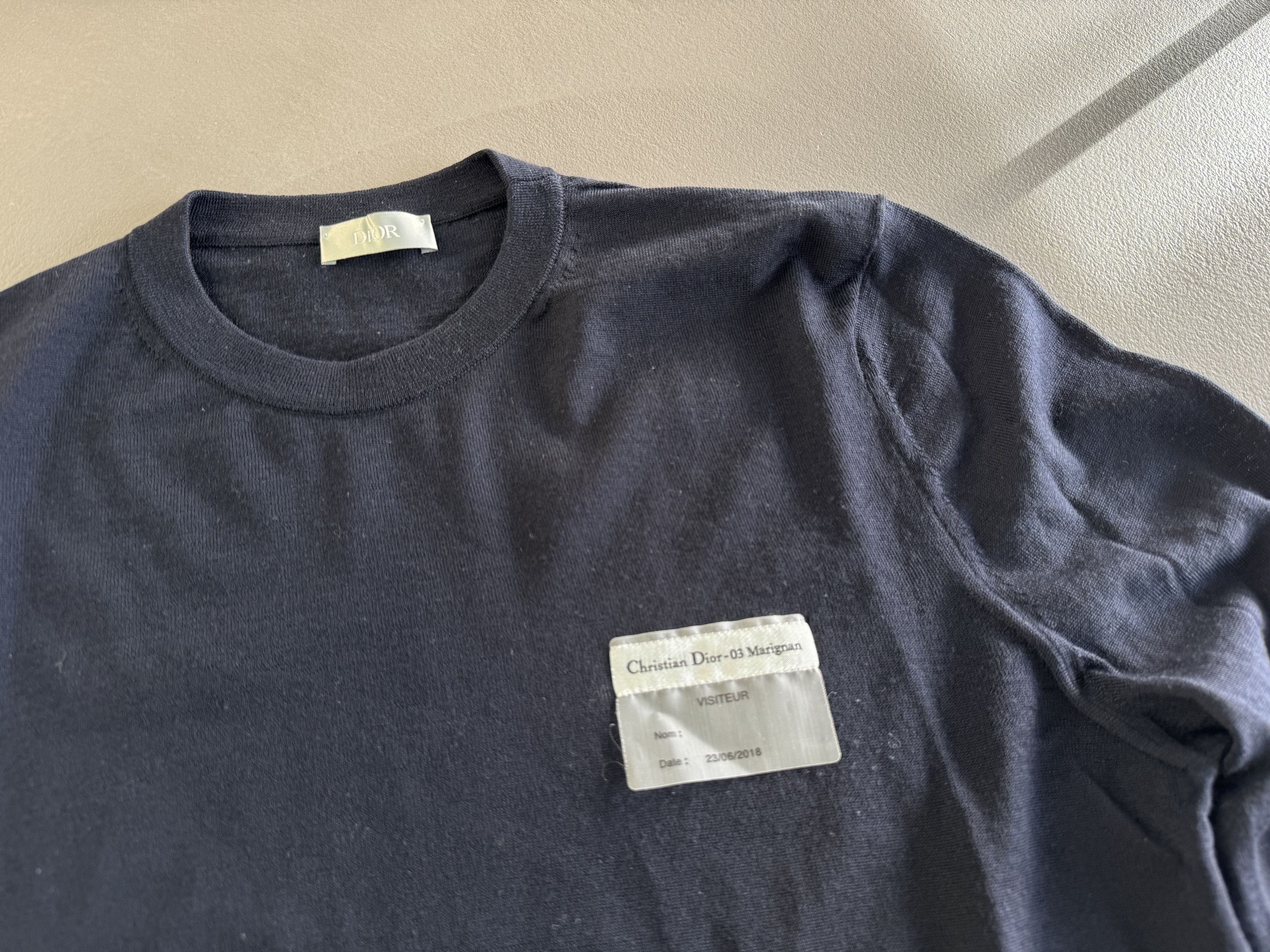 Dior Dior Homme Wool Knit Sweater, Navy Size US S / EU 44-46 / 1 - 2 Thumbnail