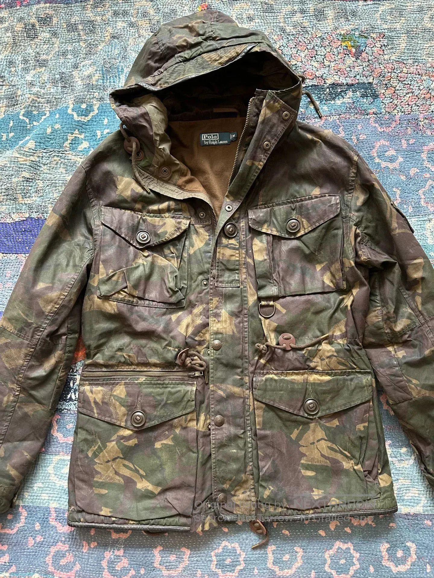 RRL Ralph Lauren Polo Ralph Lauren RRL Waxed Camo Jacket. Size US M / EU 48-50 / 2 - 1 Thumbnail